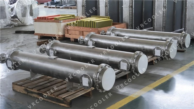 Oil-water heat exchanger for transformer cooling system Oil-water heat exchanger for transformer cooling system